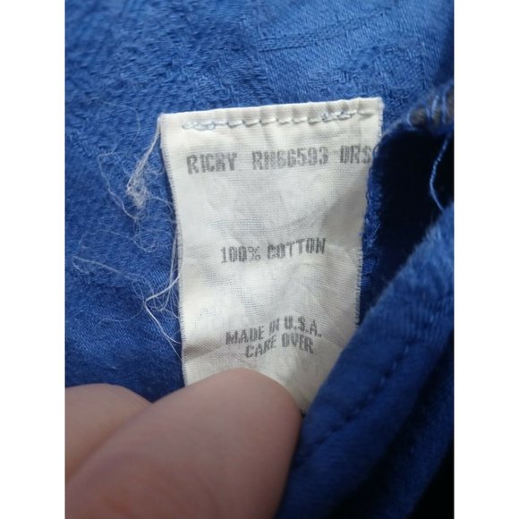 Vintage Leslie Fay Collections Blue Sheath Dress With Padded Shoulders Size 8 - Picture 3 of 9